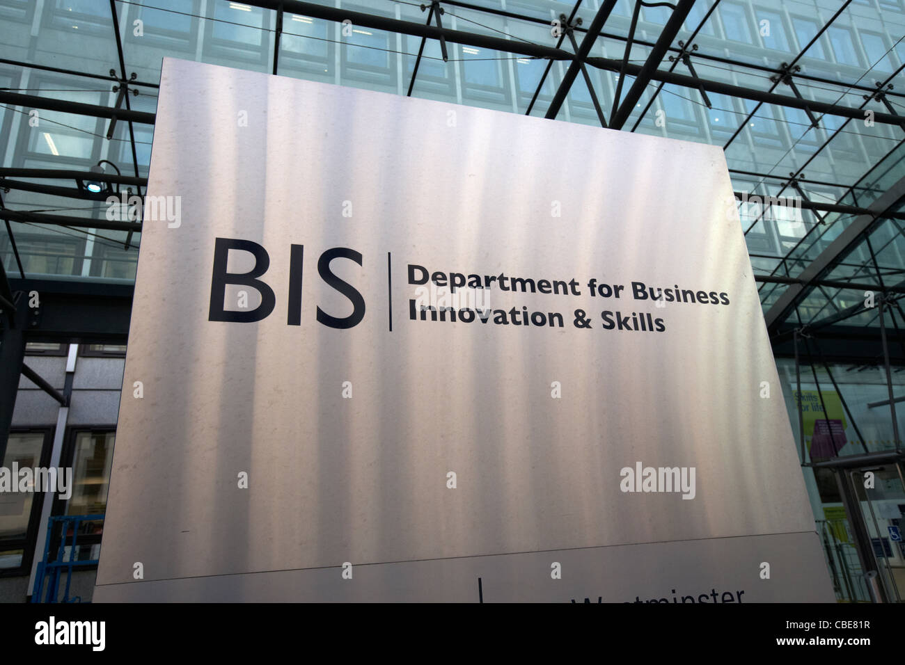 BIS the department for business innovation and skills London England Uk United Kingdom Stock Photo