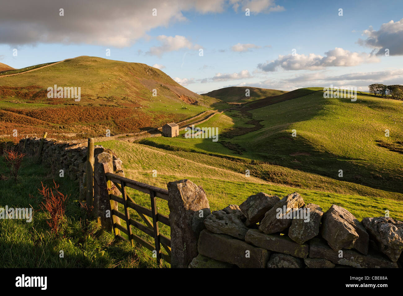 Pennine hillside. Stock Photo