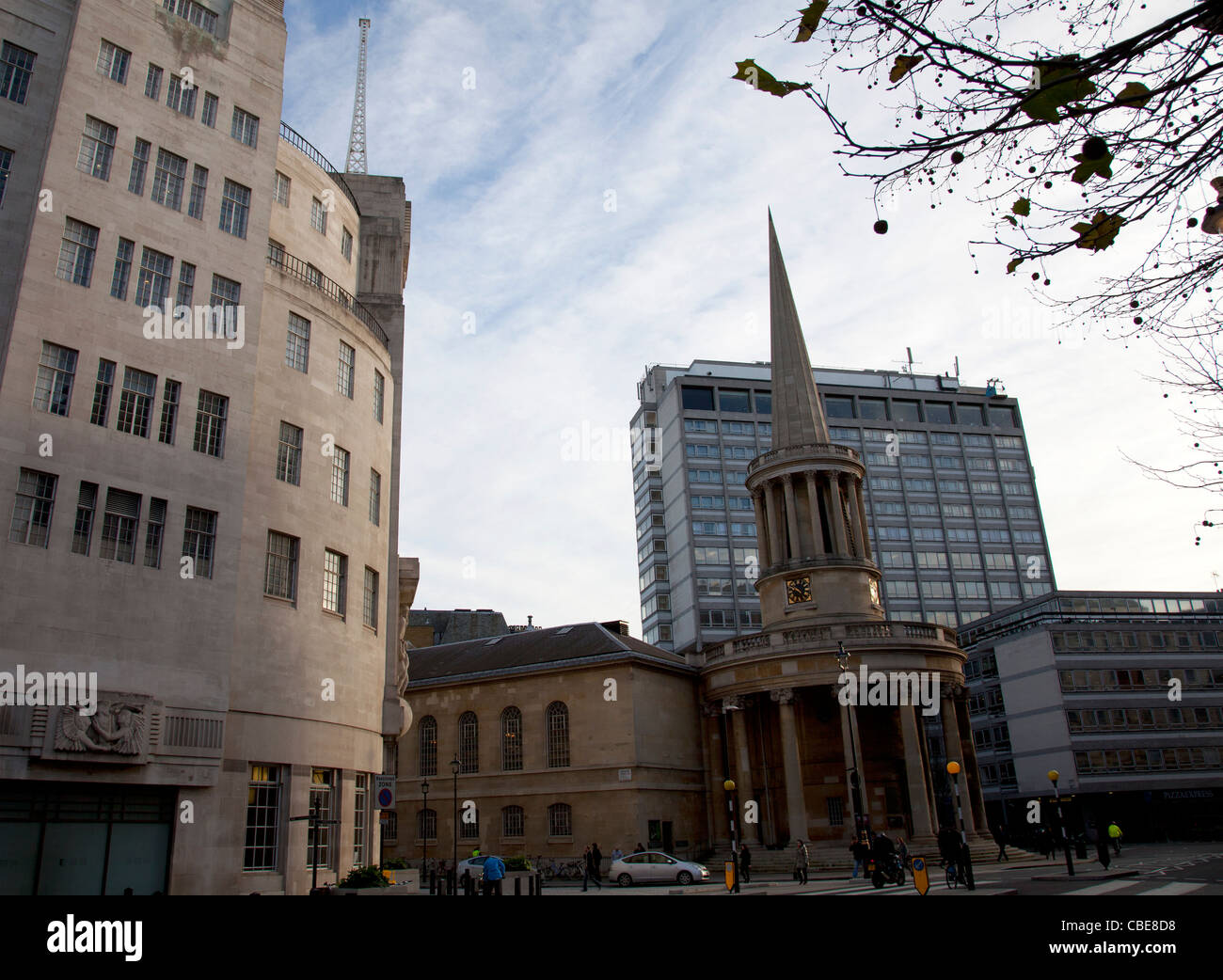 Langham Place off Regents Street in London UK Stock Photo Alamy