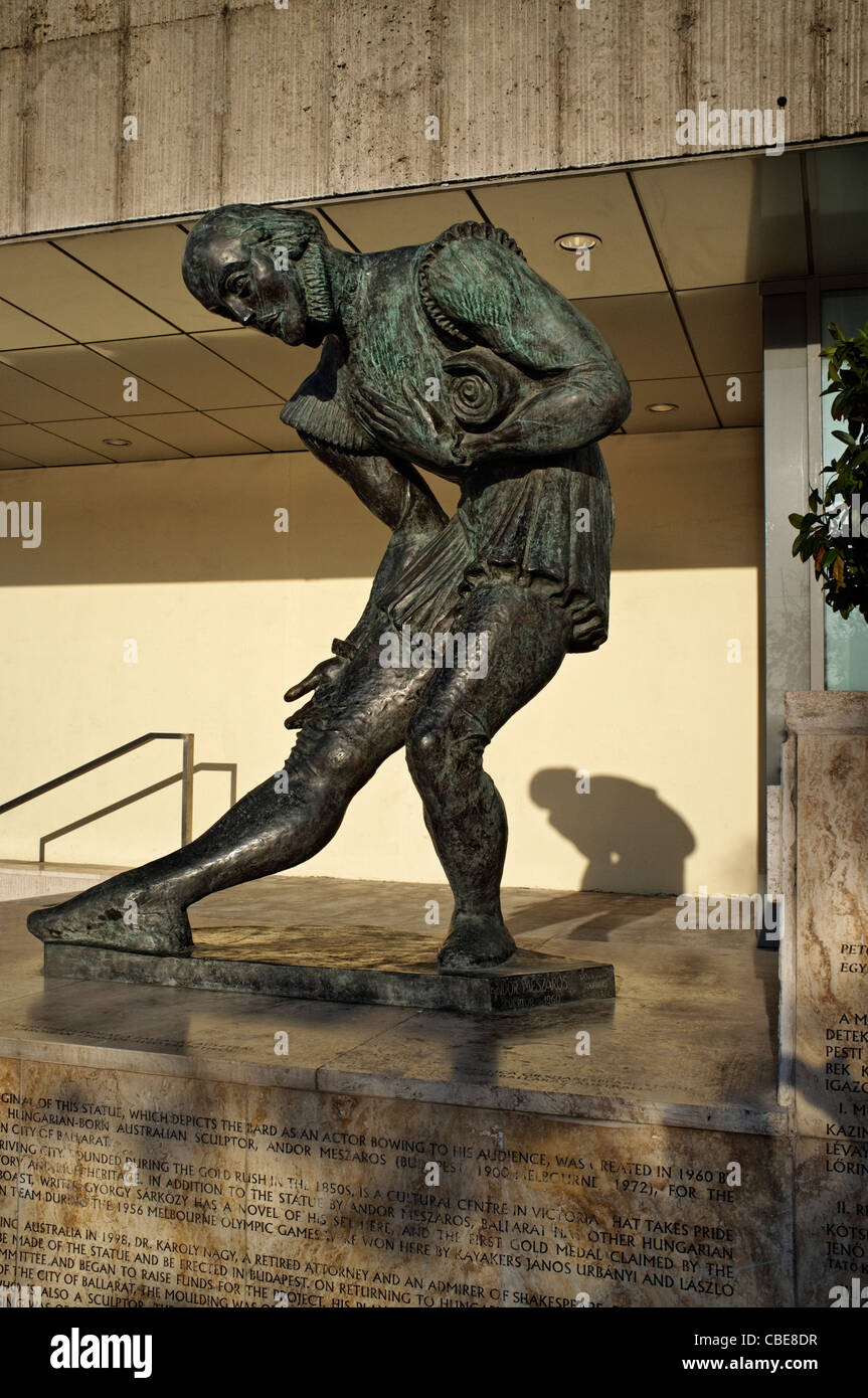 William Shakespeare statue in Budapest Stock Photo