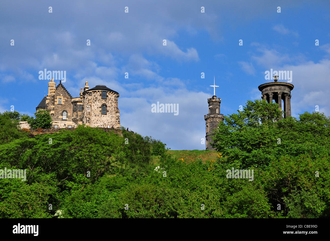 Calton Hill, Edinburgh. Stock Photo