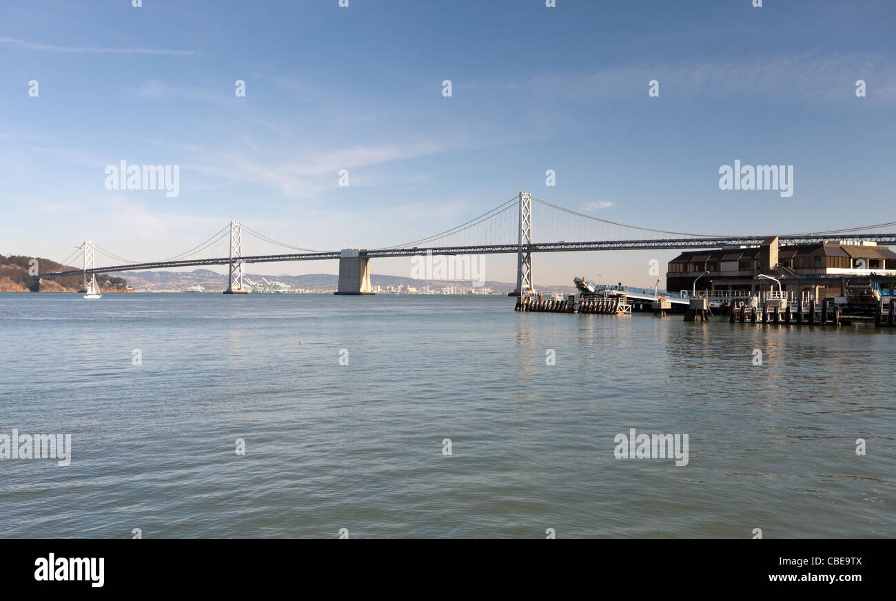 San Francisco Bay bridge Stock Photo