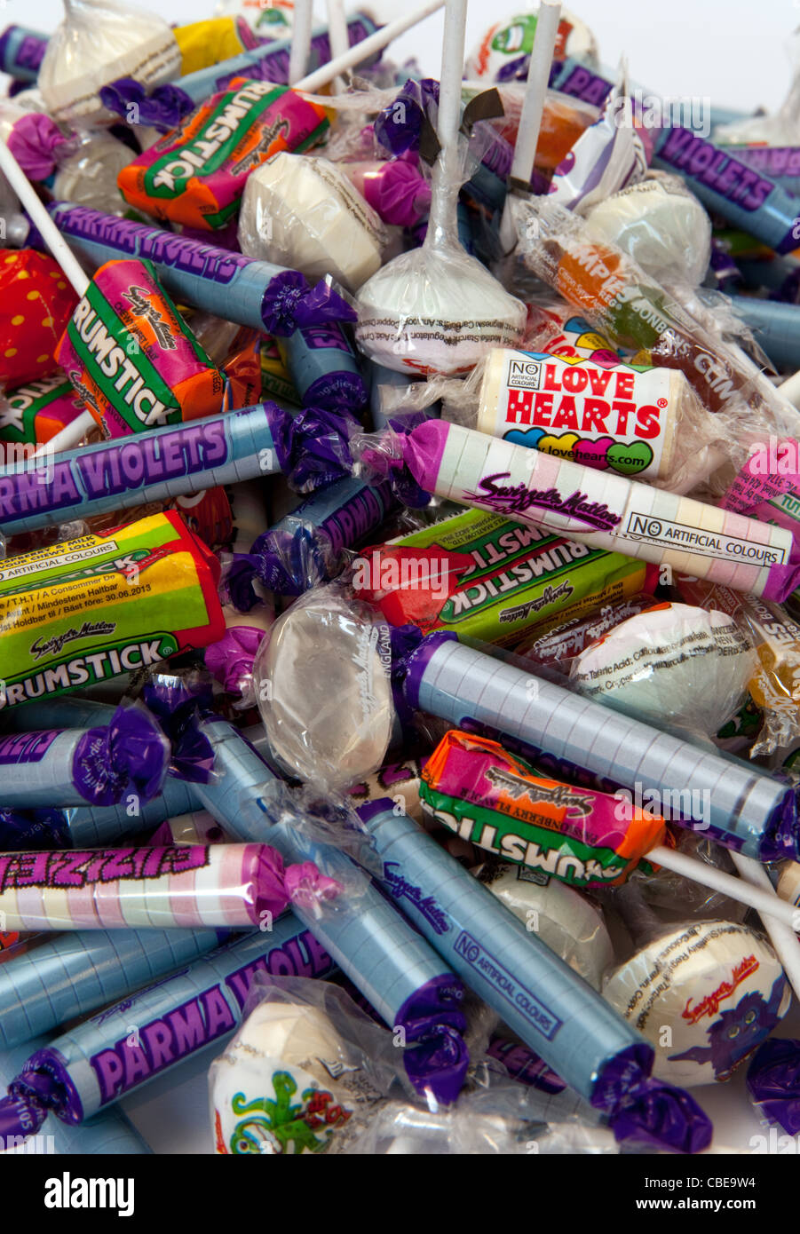 An assortment of sweets Stock Photo Alamy