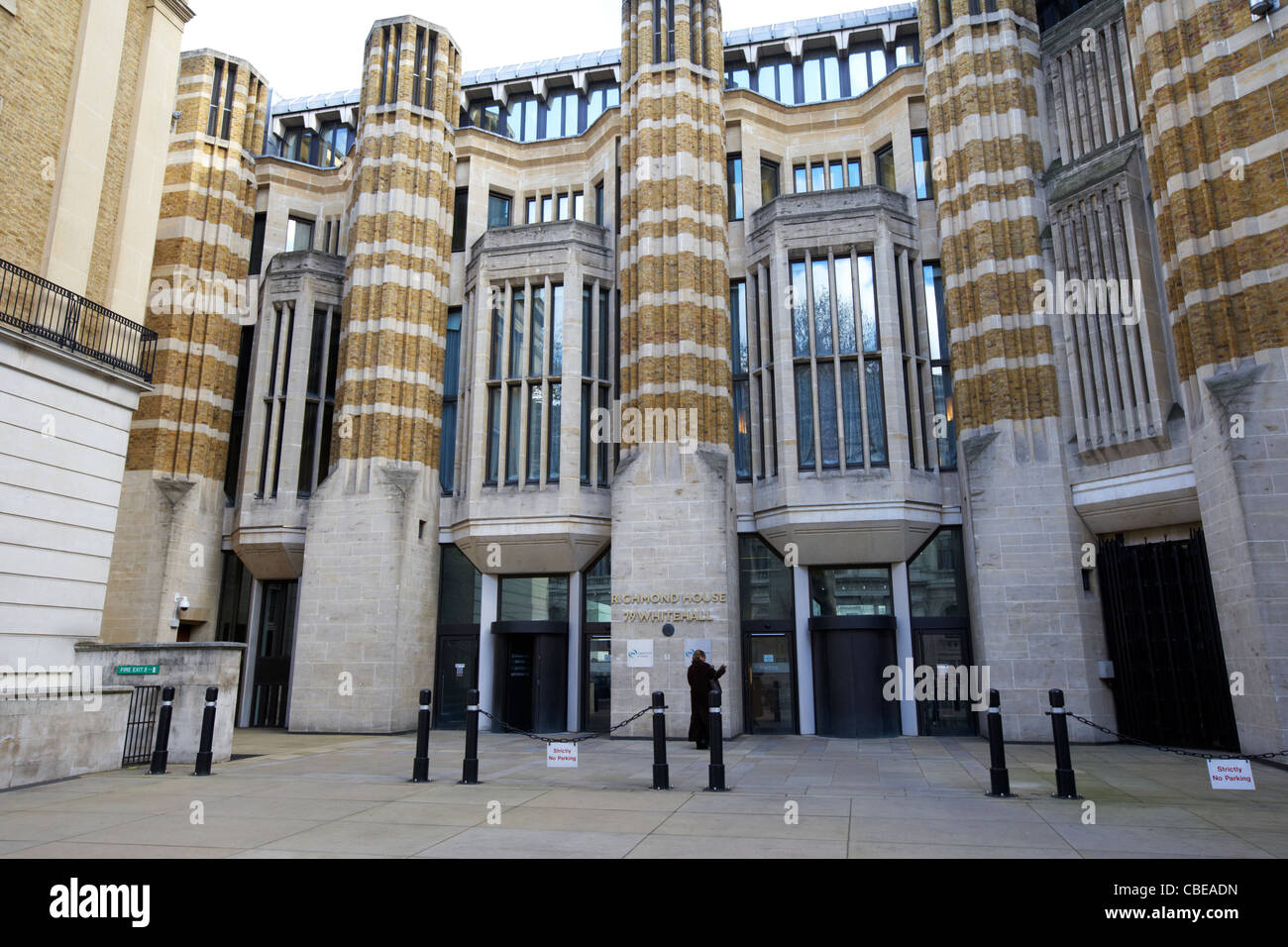 richmond house department of health and social care british government official building whitehall london uk future home to the house of commons Stock Photo