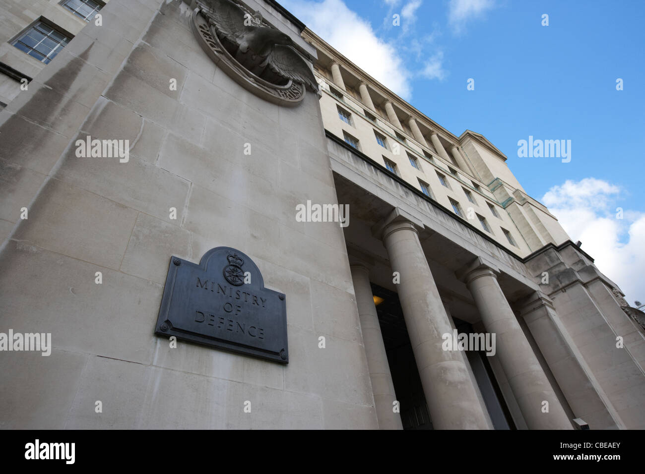 ministry of defence british government official building whitehall london england united kingdom uk Stock Photo