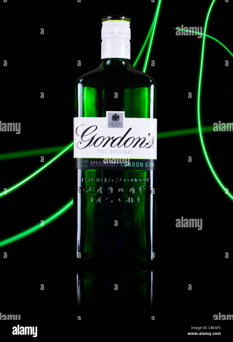 Gordon's Gin Pack shot Stock Photo