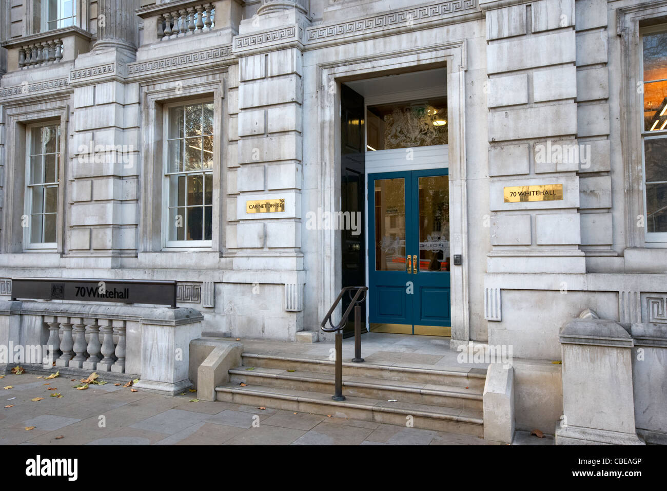the cabinet office british government official building whitehall london england united kingdom uk Stock Photo