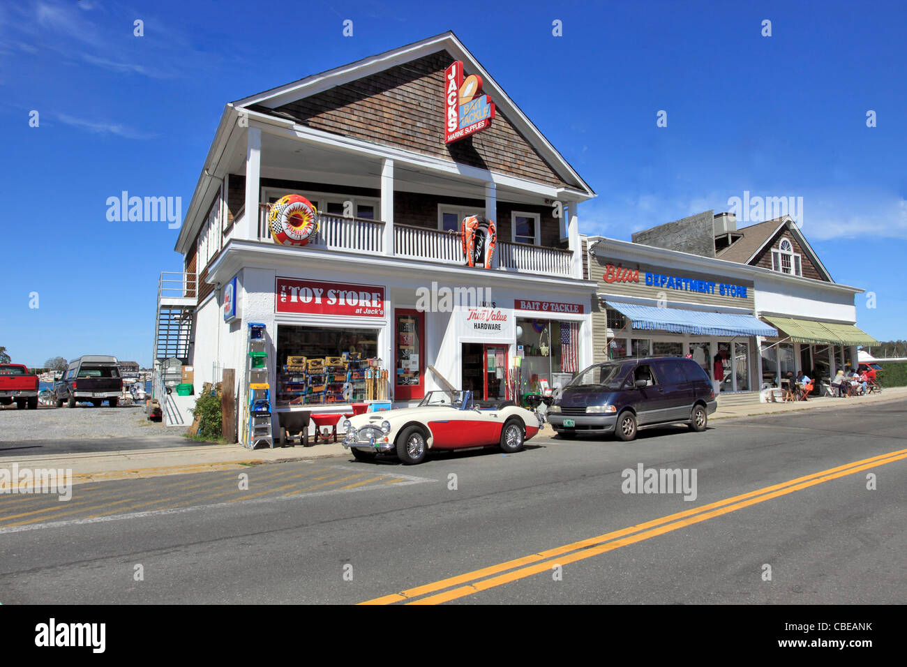 Route 114 Shelter Island Heights Long Island NY Stock Photo Alamy