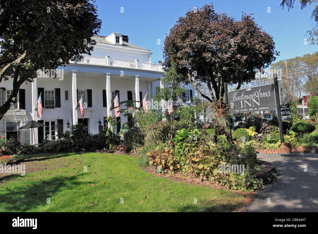 The Beekman Arms Inn hotel and restaurant Rhinebeck, NY Stock Photo Alamy