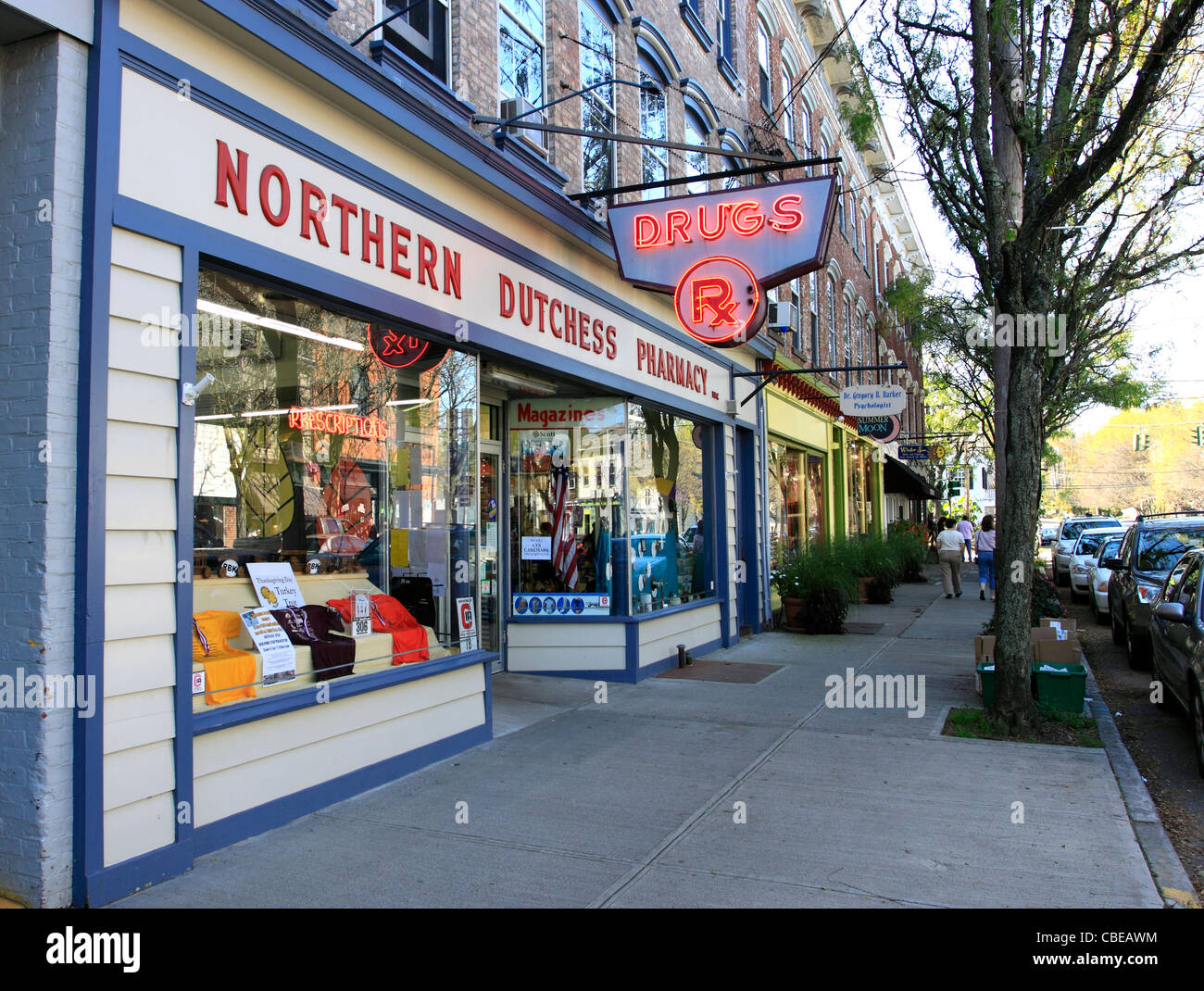 Main Street Rhinebeck NY Stock Photo Alamy