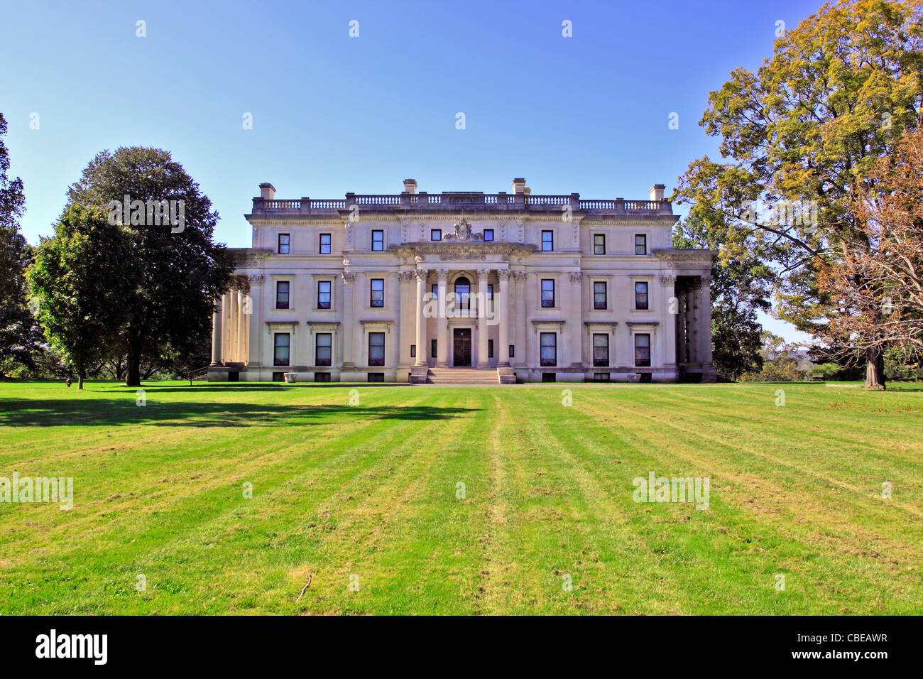 The Vanderbilt Mansion National Historic Site Hyde Park New York Stock Photo