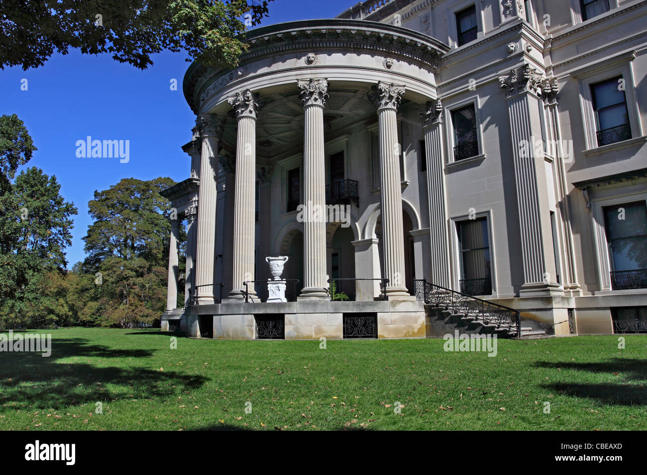 The Vanderbilt Mansion National Historic Site Hyde Park New York Stock Photo