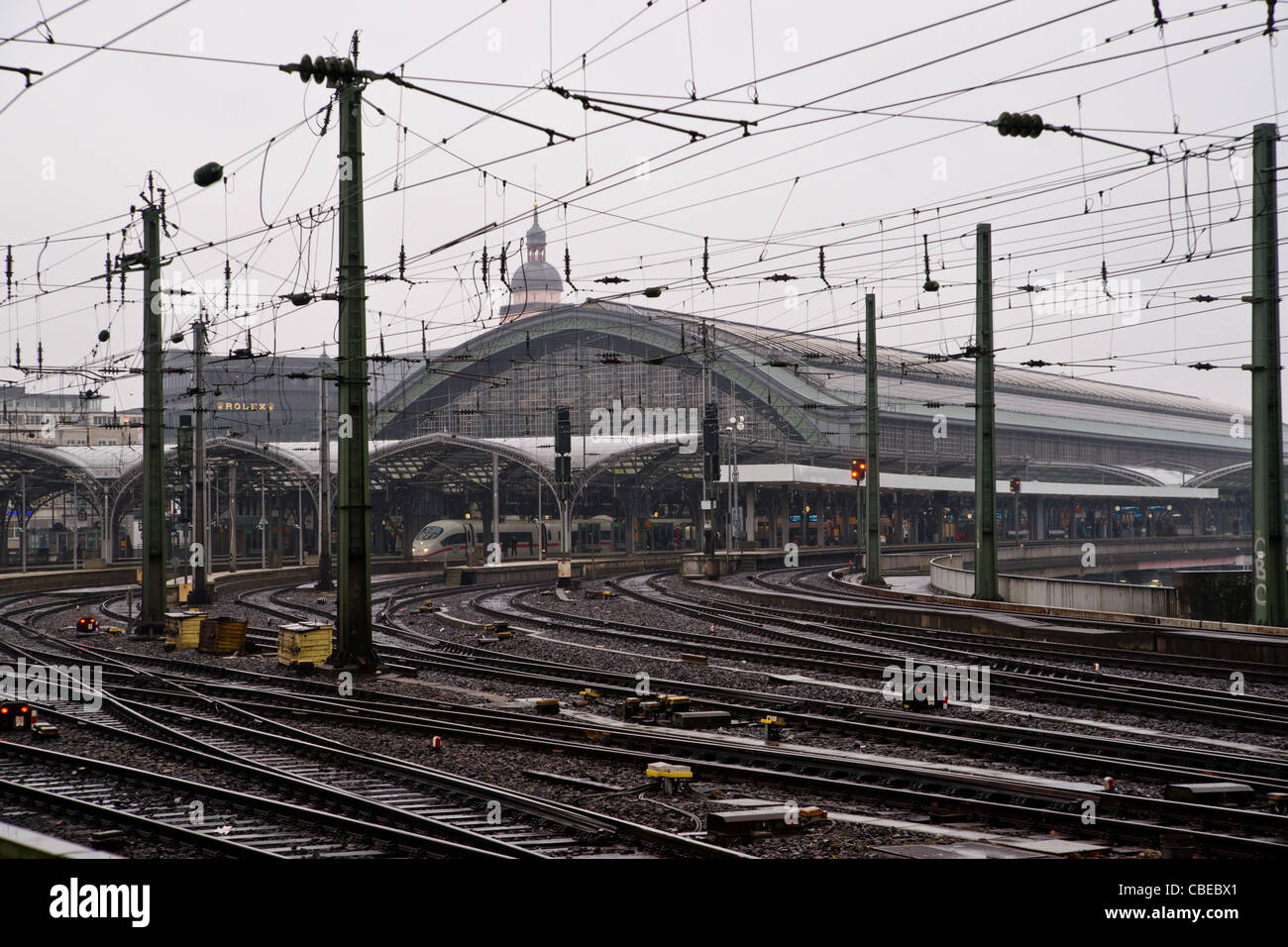 Railway station at Cologne, Germany Stock Photo Alamy