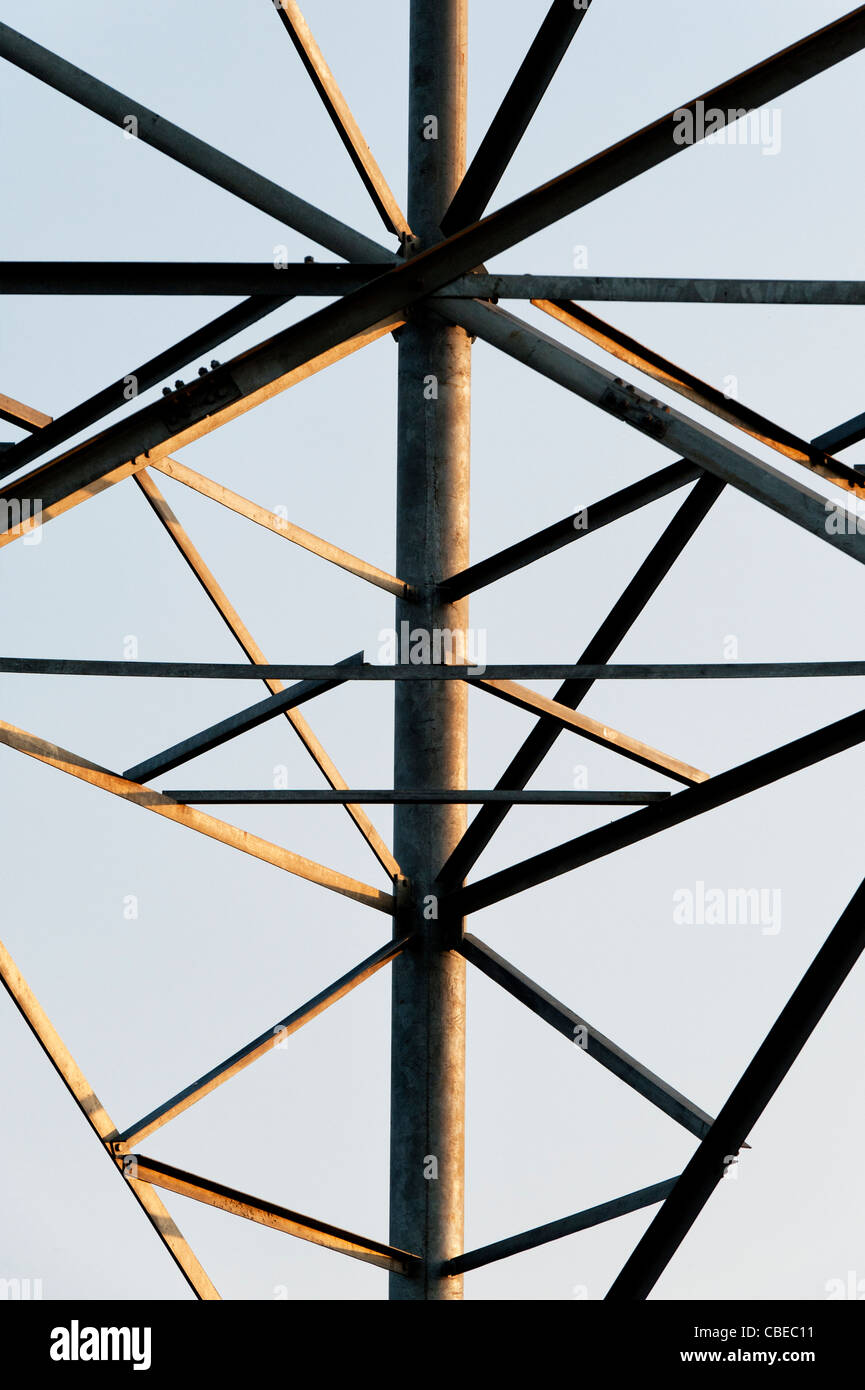 Indian telecommunications tower abstract. India Stock Photo