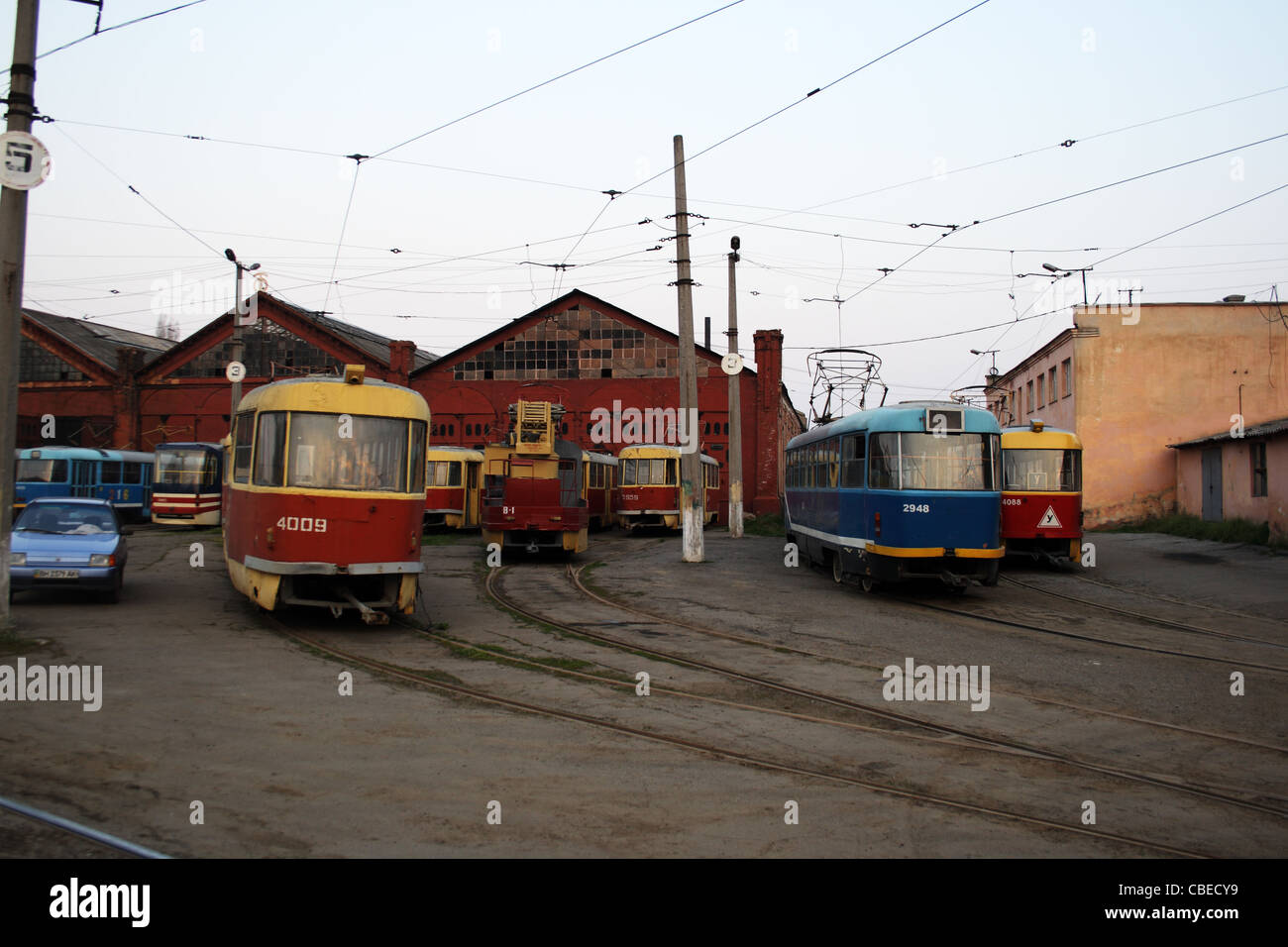 The tram depot hi-res stock photography and images - Alamy