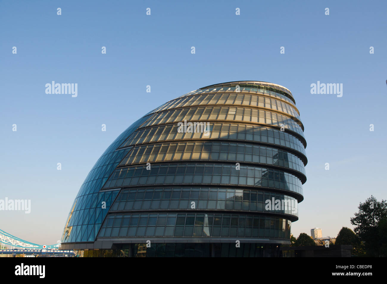 City Hall by Norman Foster in Southwark borough central London England UK Europe Stock Photo