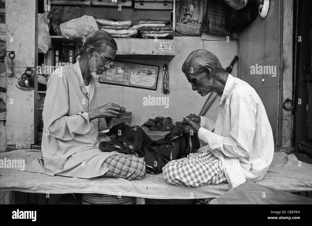 Indian portraits - North Kolkata, Teresa Mother's area, Continuation of the indian portraits, in the north area of Teresa Mothe Stock Photo