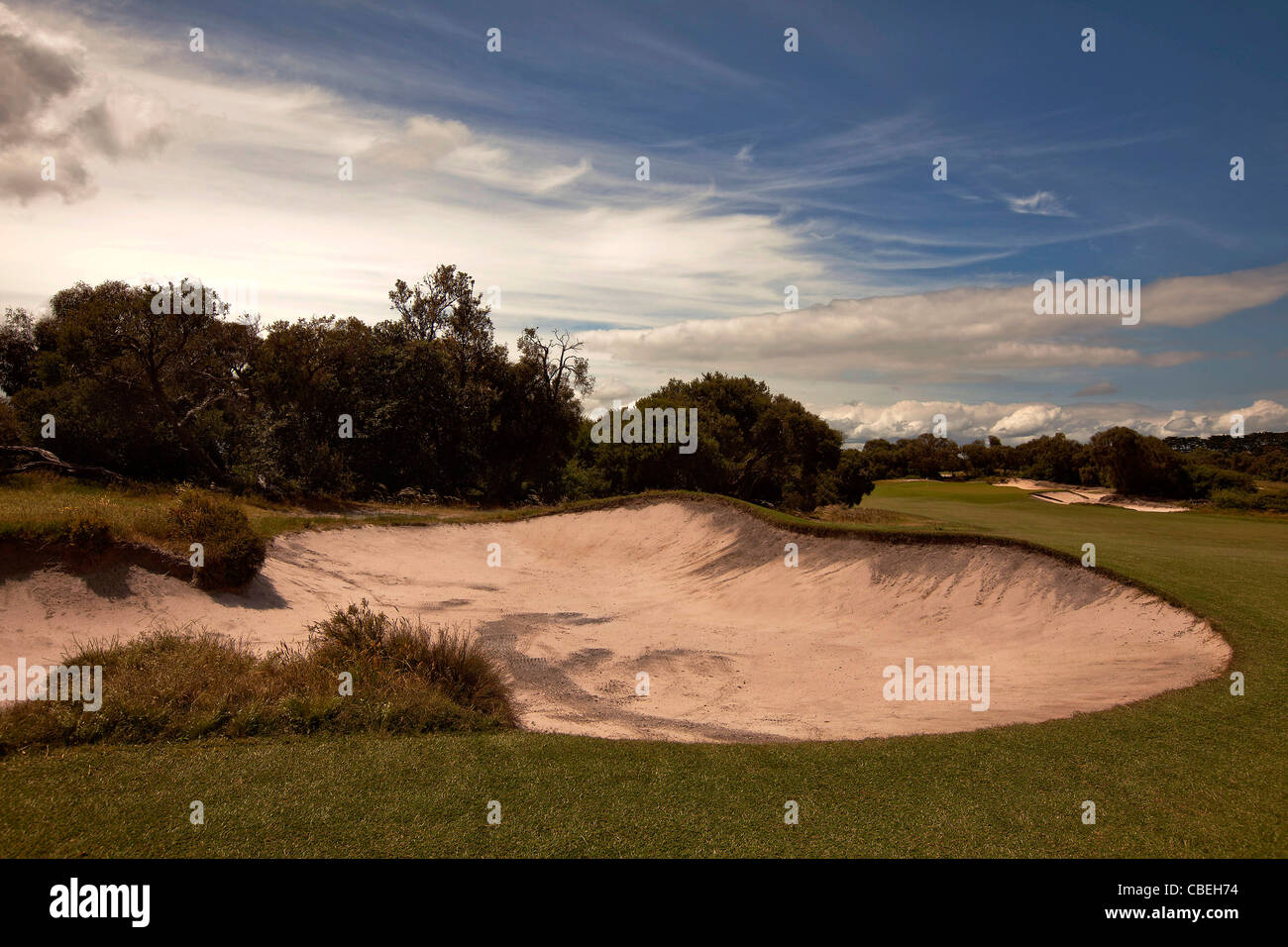 Royal Melbourne Golf Club, Black Rock, Melbourne Australia Stock Photo