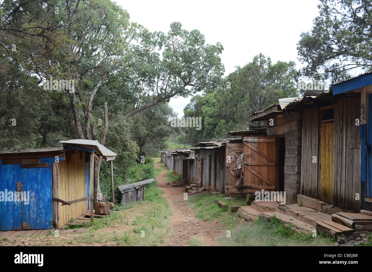 A street in the town of Nyahururu, Kenya Stock Photo 41503711 Alamy