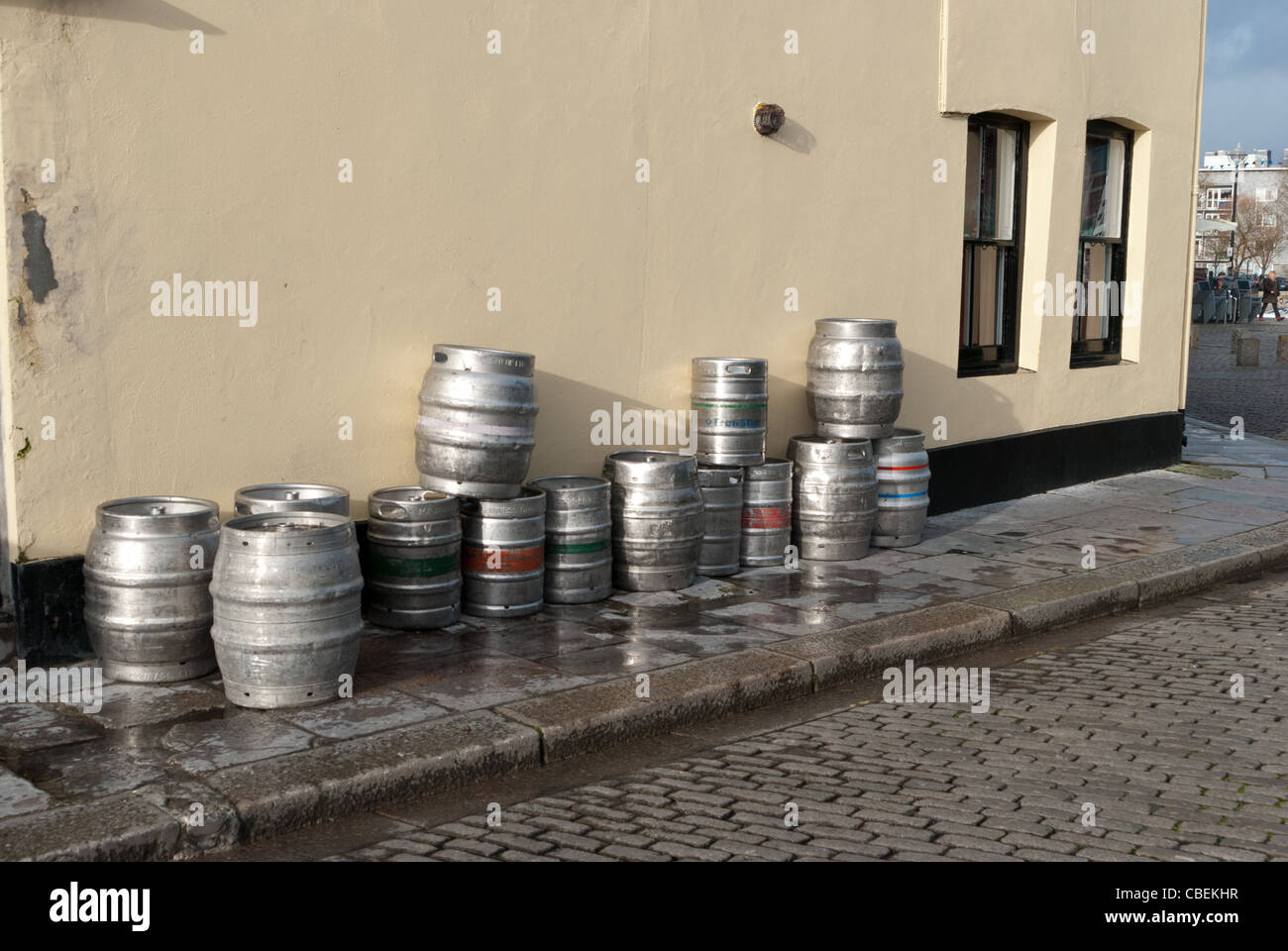 Beer barrels pub hi-res stock photography and images - Alamy