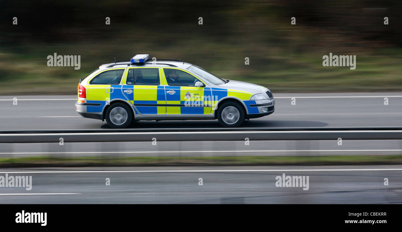 Kent police car. Picture by James Boardman. Stock Photo