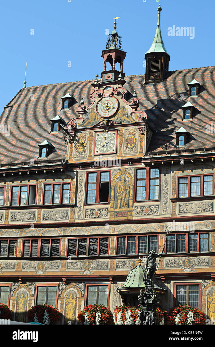 Town Hall, Tübingen, Germany, Europe Stock Photo