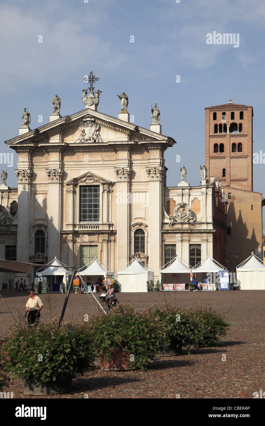 Italy, Lombardy, Mantova, Duomo, cathedral, Stock Photo