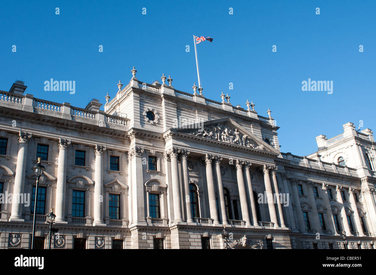 The HM Revenue and Customs Building, Whitehall, London, England, UK Stock Photo