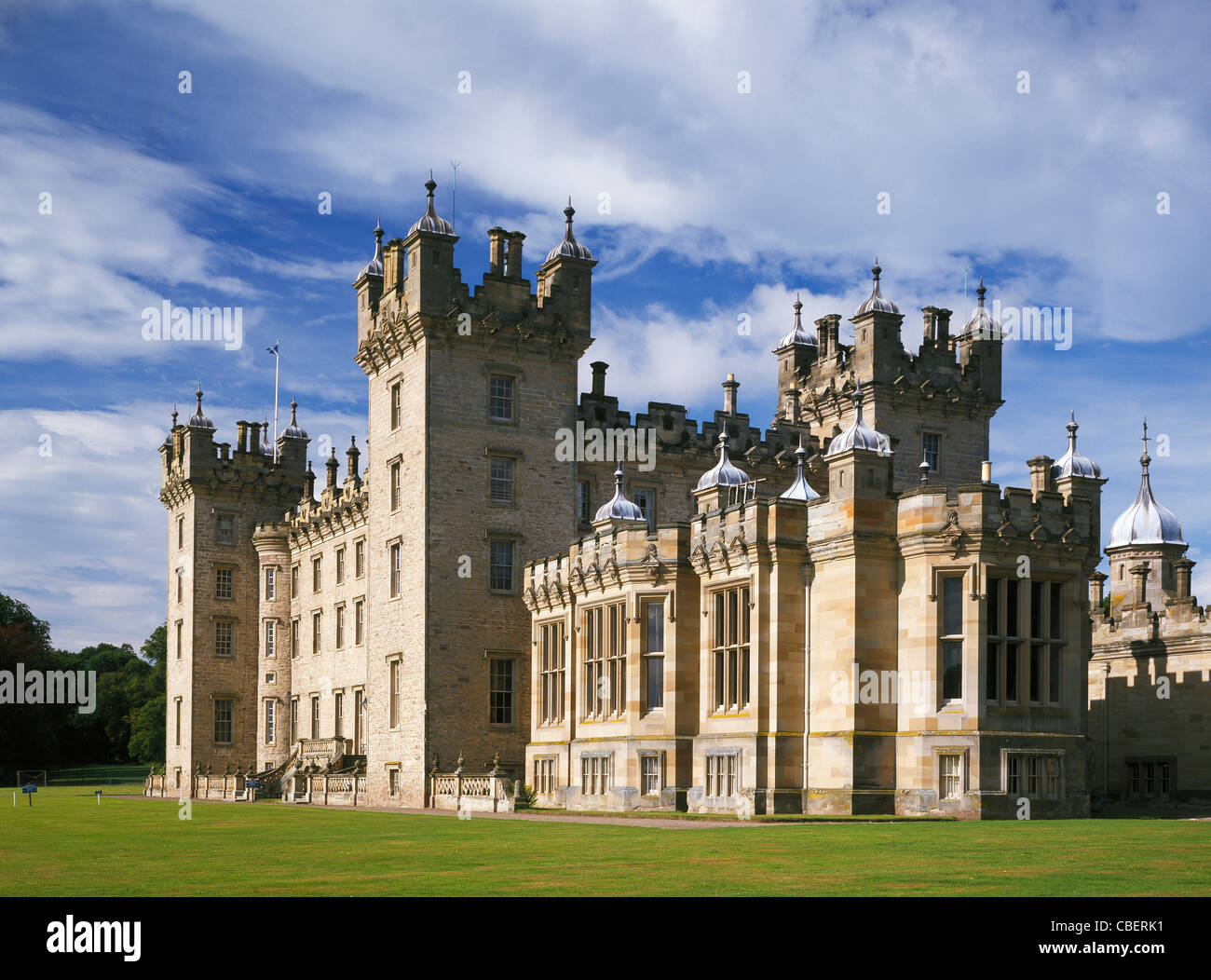 Floors Castle, Kelso, Border Region Scotland, UK, Stock Photo