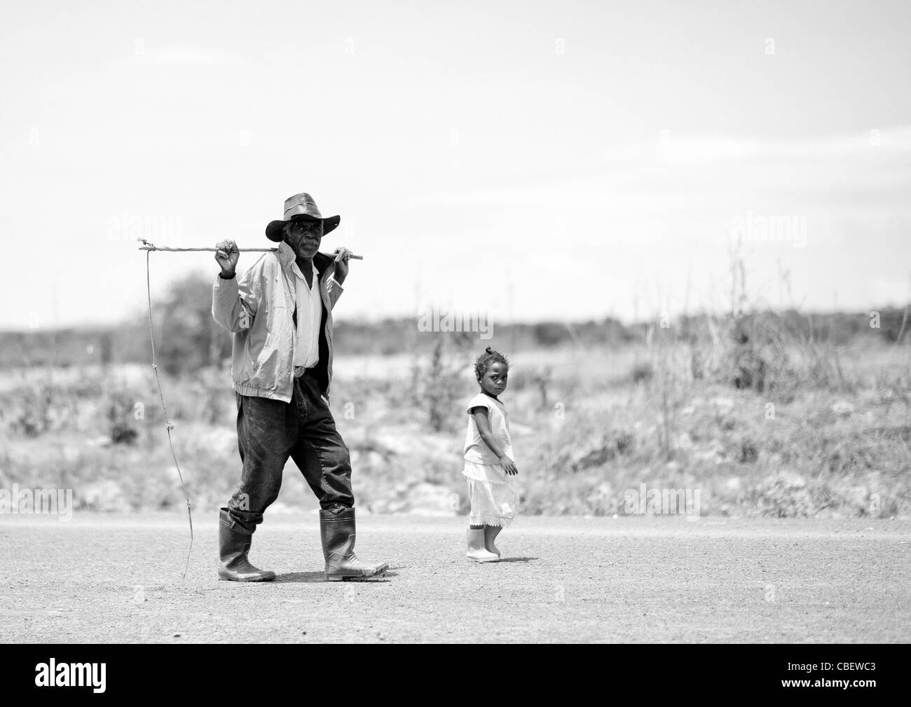 Black man walking old hi-res stock photography and images - Alamy
