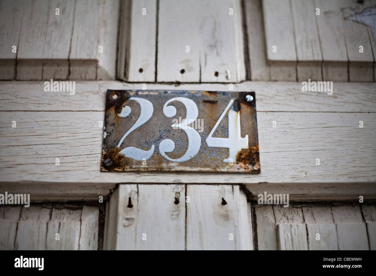 House number 234. Stock Photo