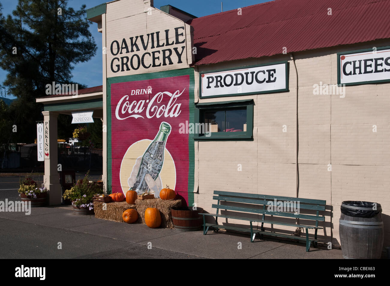 Oakville Grocery Store in Napa Valley California Stock Photo Alamy