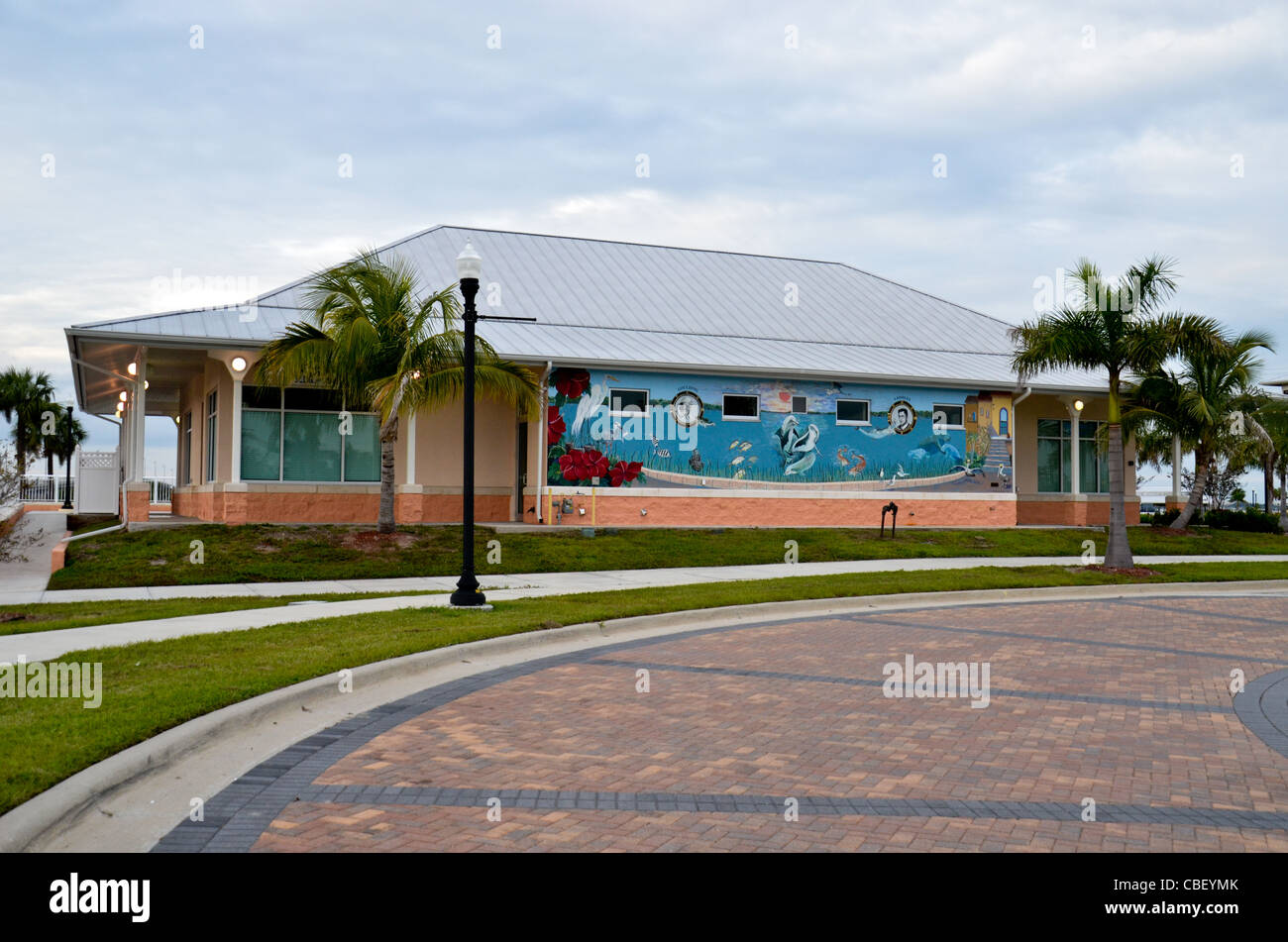 Punta Gorda Mural Stock Photo Alamy