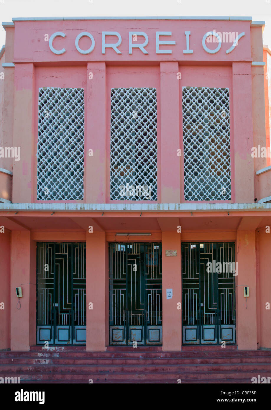 Post Office In Lobito, Angola Stock Photo Alamy