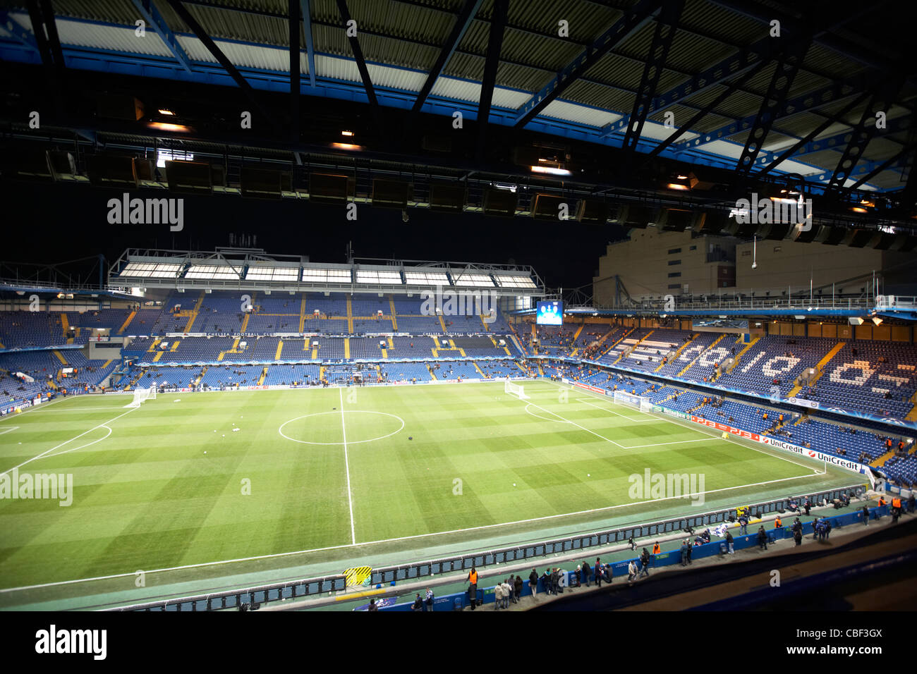 stamford bridge football ground home to chelsea fc london uk united kingdom Stock Photo