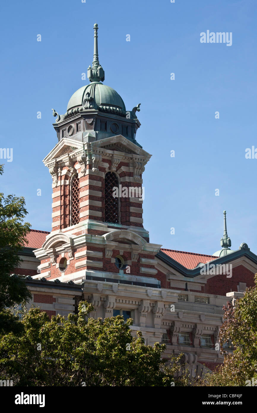 Ellis Island National Monument (U.S. National Park Service) Stock Photo