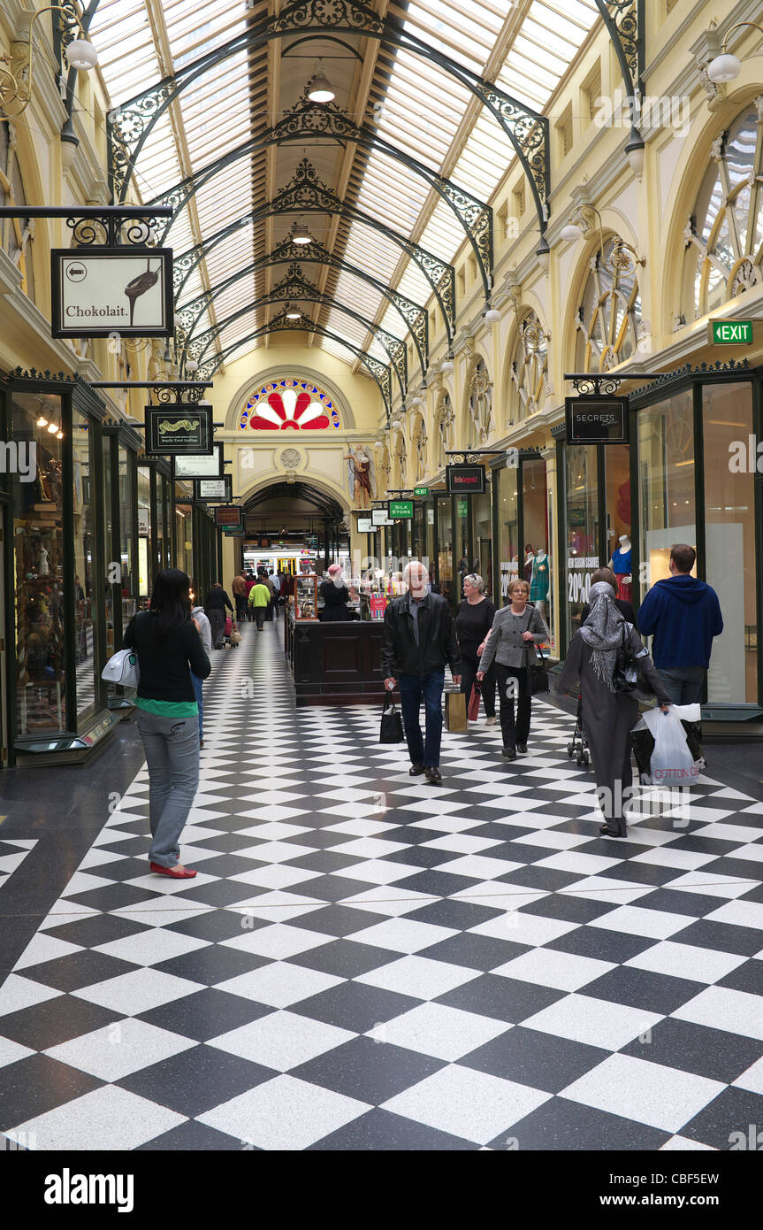The Walk Arcade, Melbourne, Victoria, Australia Stock Photo Alamy