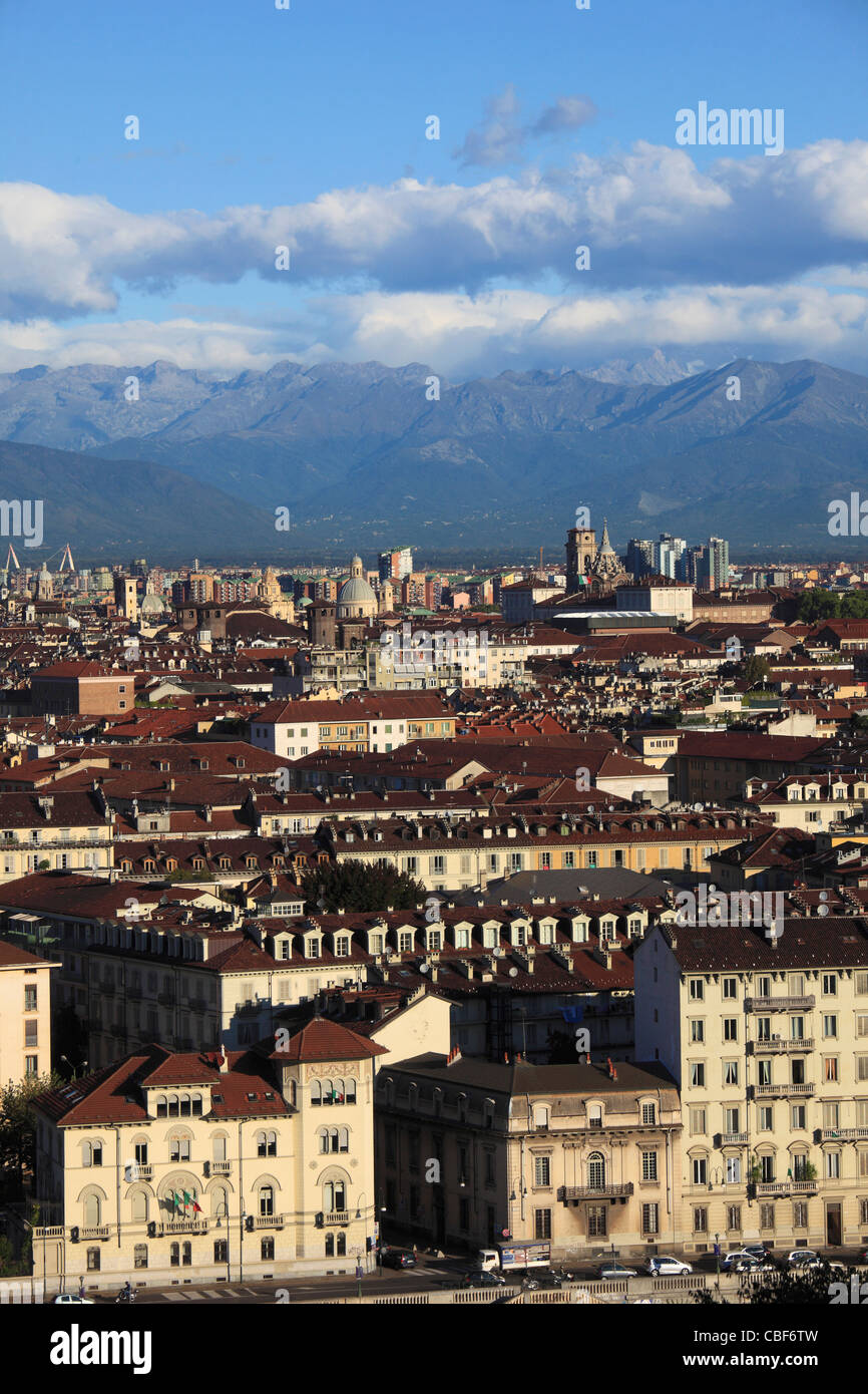 Italy, Piedmont, Turin, general view, skyline, Stock Photo