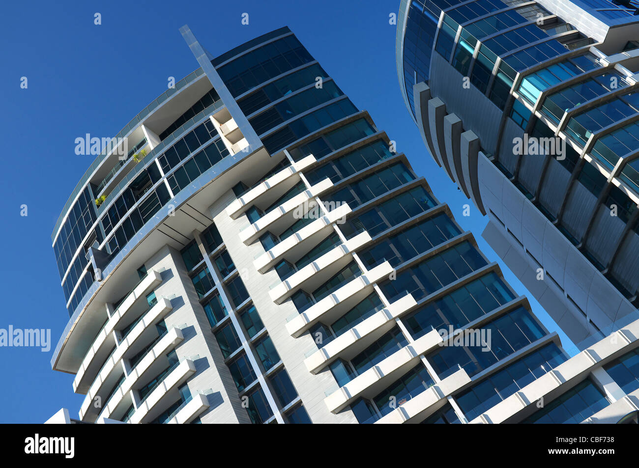 Esplanade East, A modern apartment building on Beach Road at Port