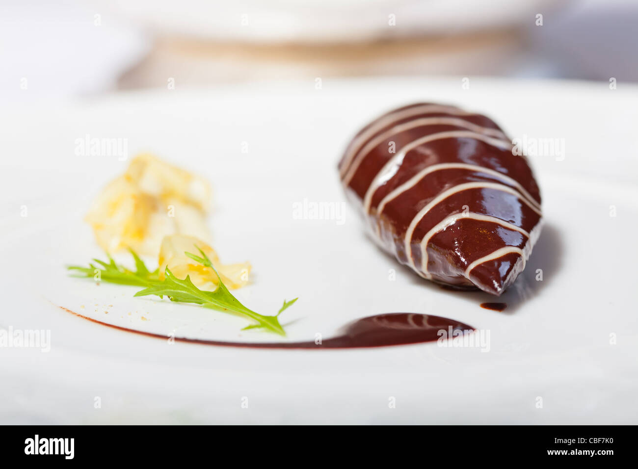 Grouse filet and celery mousseline., Member of the "Relais & Châteaux