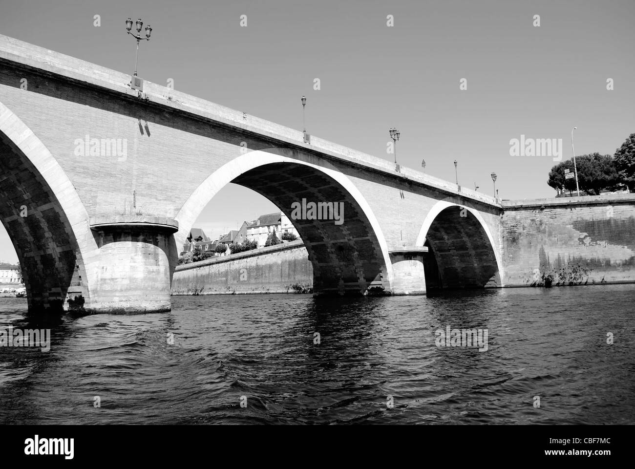 Bergerac old bridge Stock Photo Alamy
