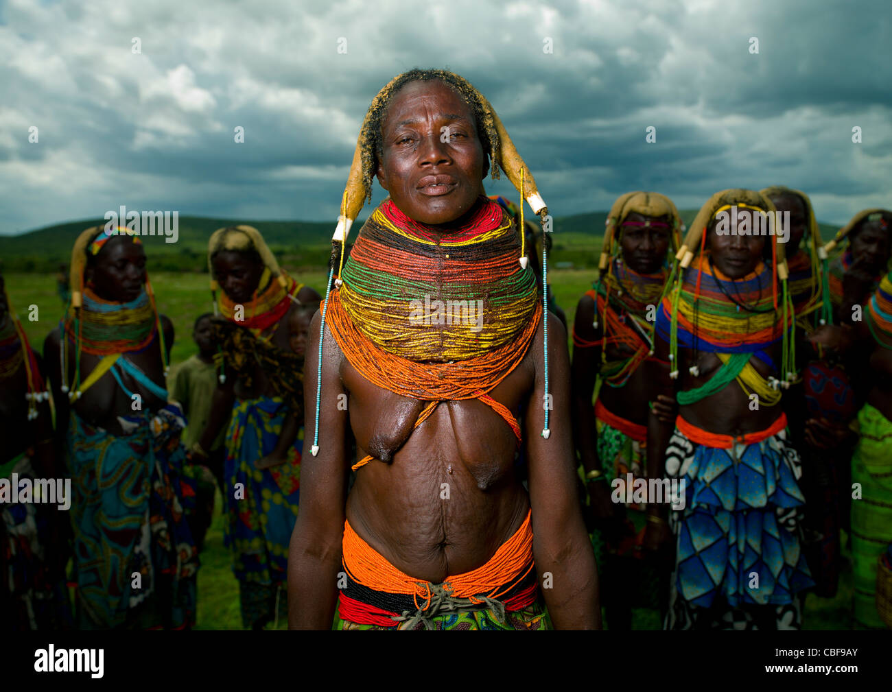 Mwila Tribe Woman Angola Stock Photo Alamy