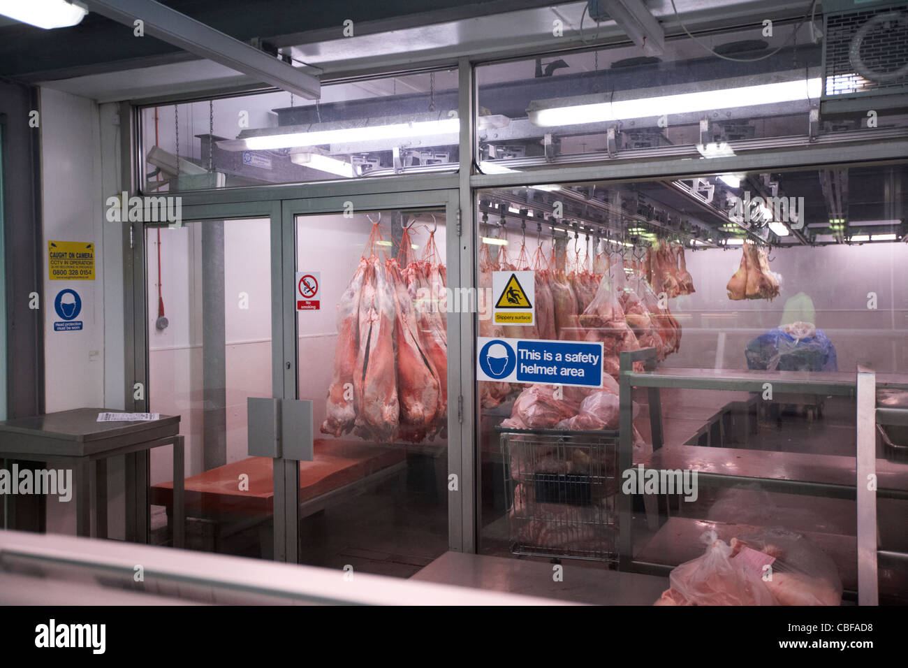 butchers cold store in smithfield meat market london central markets