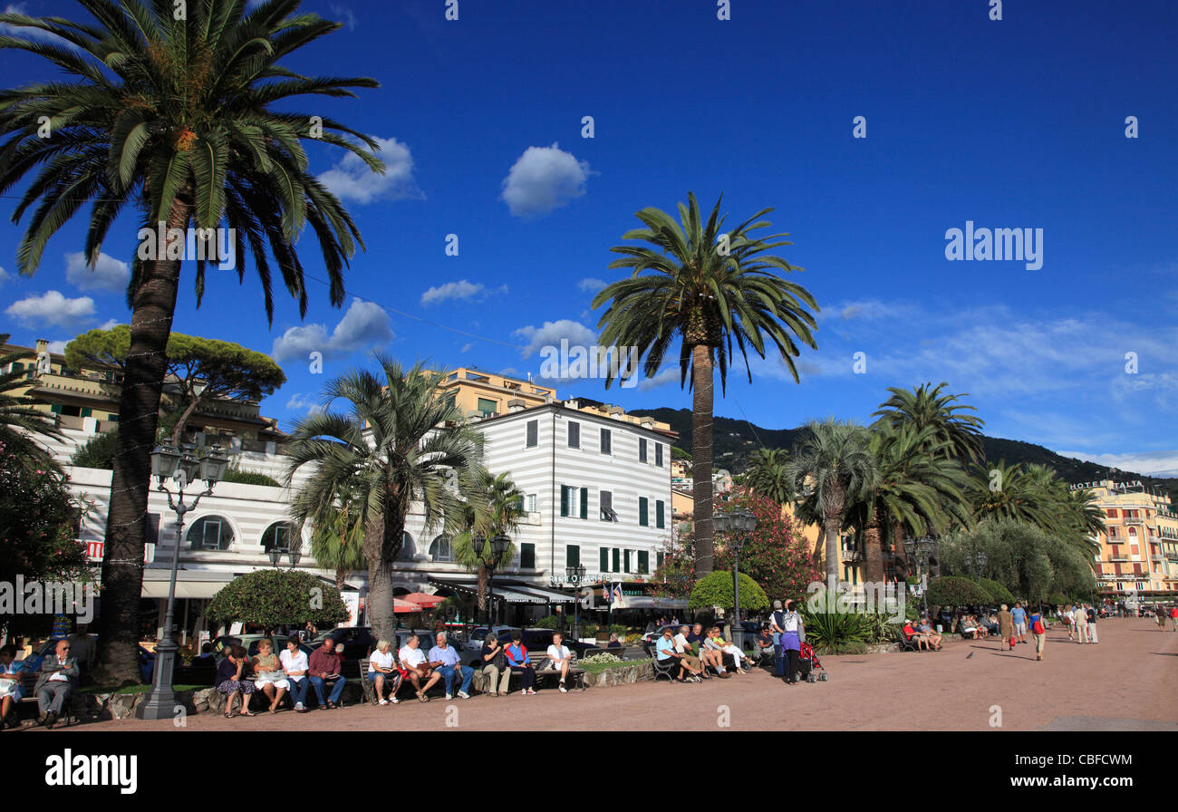 Rapal Italy, Liguria, Rapallo, street scene Stock Photo - Alamy