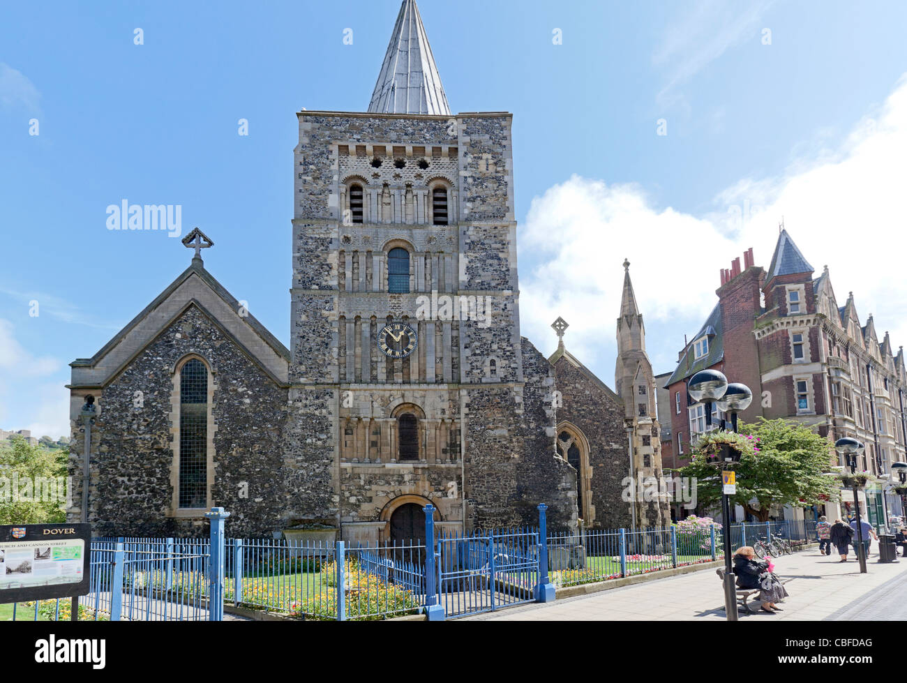 A view of St. Mary's Parish Centre on Cannon Street, Dover, England. Stock Photo