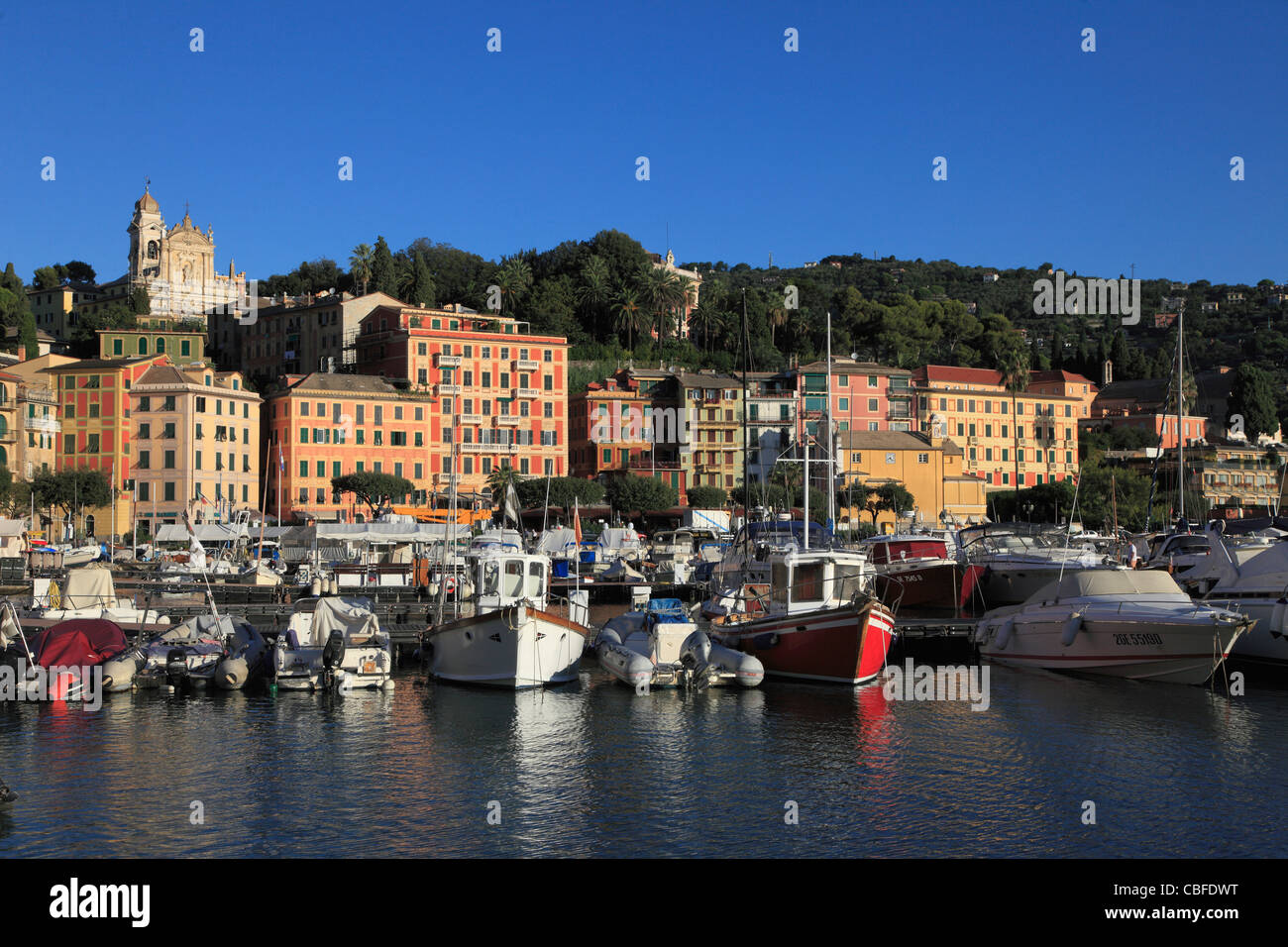 Italy, Liguria, Santa Margherita Ligure, harbour Stock Photo - Alamy