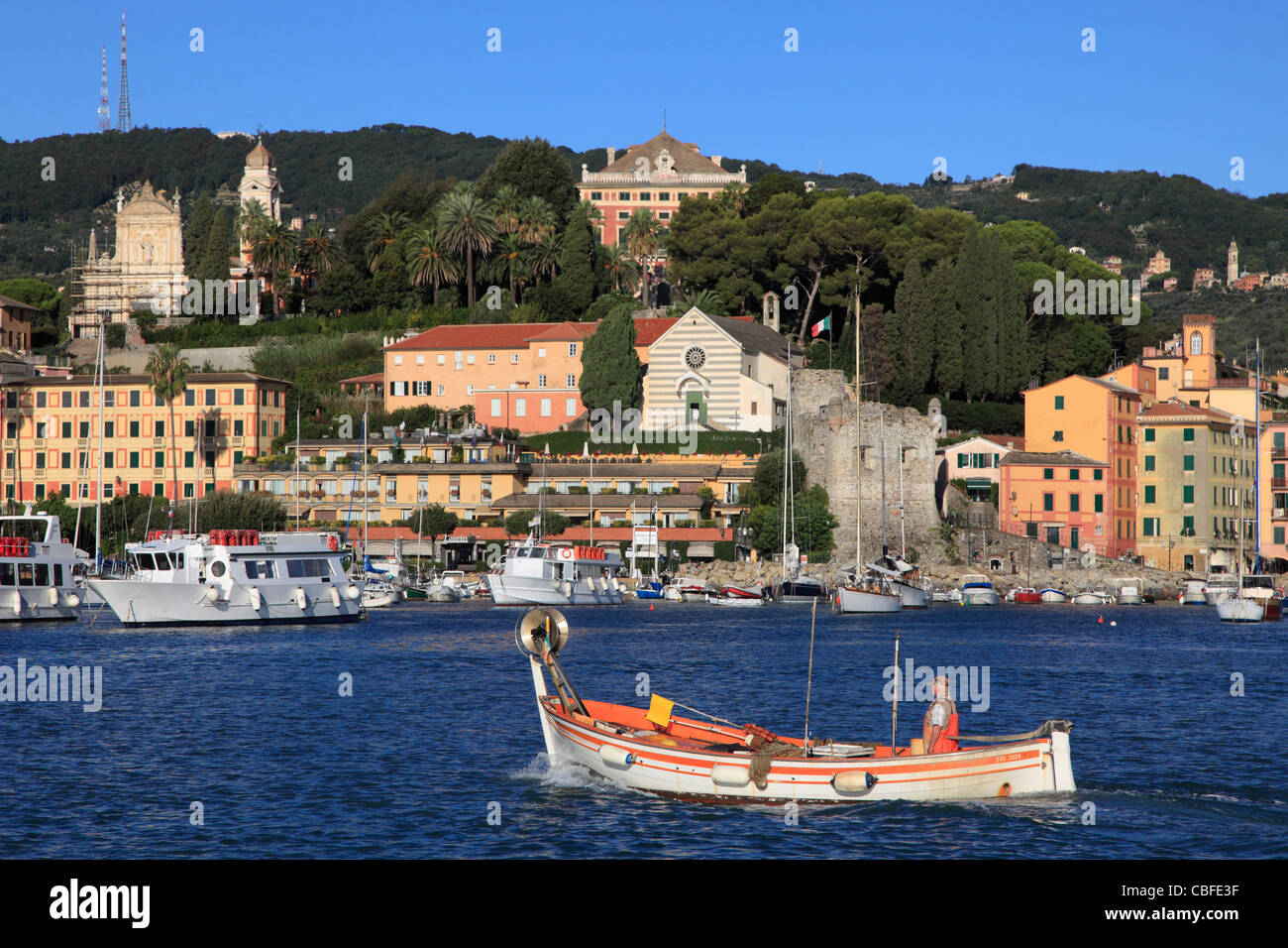 Italy, Liguria, Santa Margherita Ligure, harbour Stock Photo Alamy