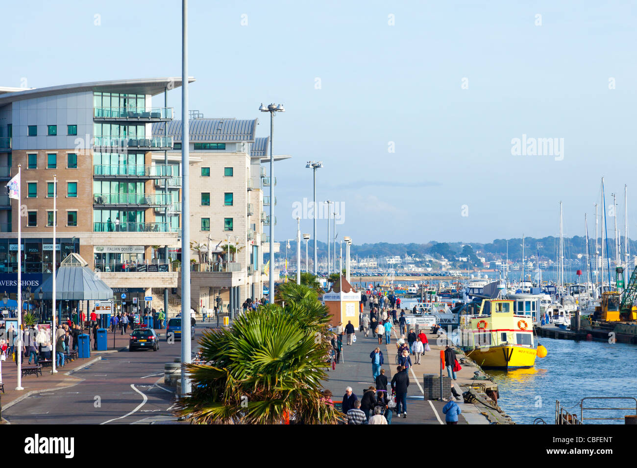 The waterfront at Poole Dorset England UK Stock Photo