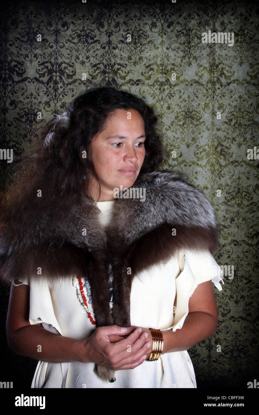 Lakota tribe woman hi-res stock photography and images - Alamy