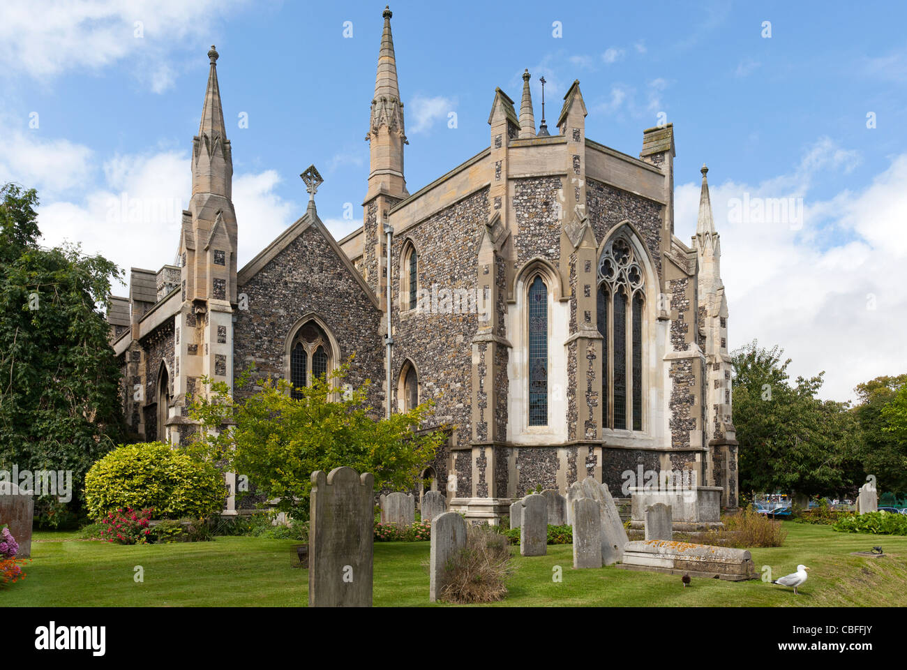 A view of St. Mary's Parish Centre on Church Street, Dover, England. Stock Photo